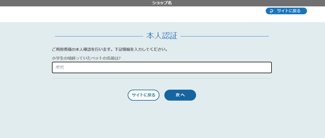答え入力画面